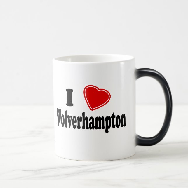 Caneca Mágica Eu amo Wolverhampton (Direita)