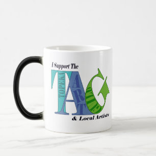 Caneca Mágica Eu apoio a Topeka Art Guild