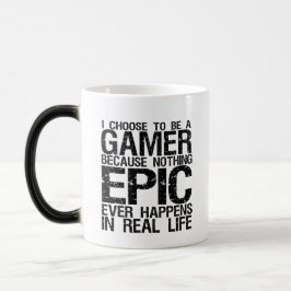 Caneca Mágica Eu escolho ser um jogo engraçado