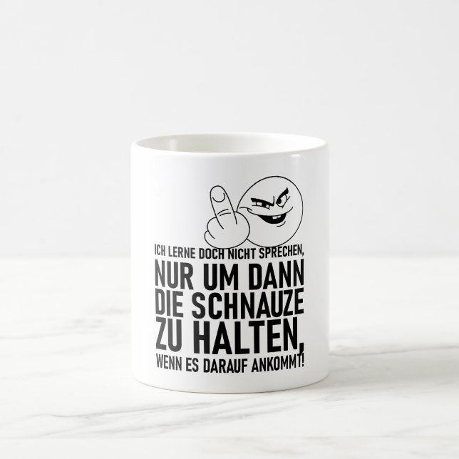 CANECA MÁGICA EU NÃO APRENDO A FALAR (Centro)