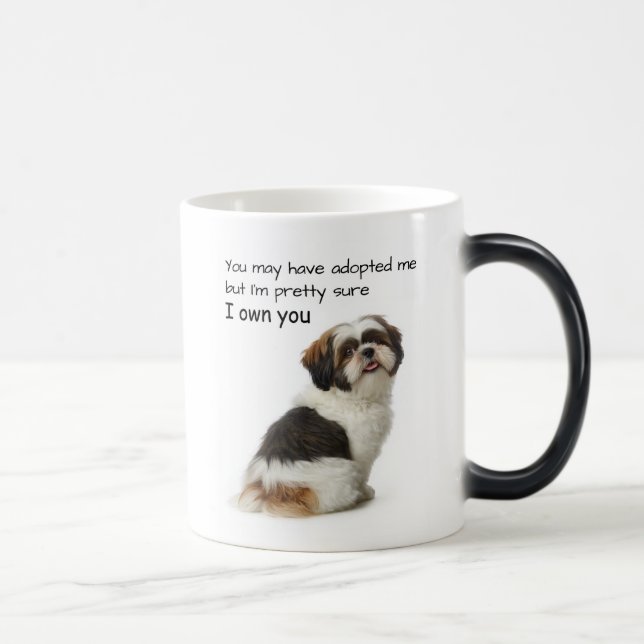 Caneca Mágica Eu Possuo Você Shih Tzu (Direita)