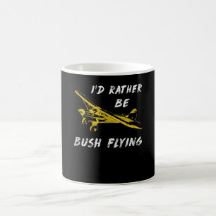 Caneca Mágica Eu Preferencialmente Ser Bush Piloto Voando Piloto