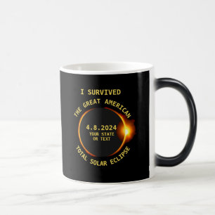 Caneca Mágica Eu sobrevivi ao eclipse solar total 8.21.2017 EUA