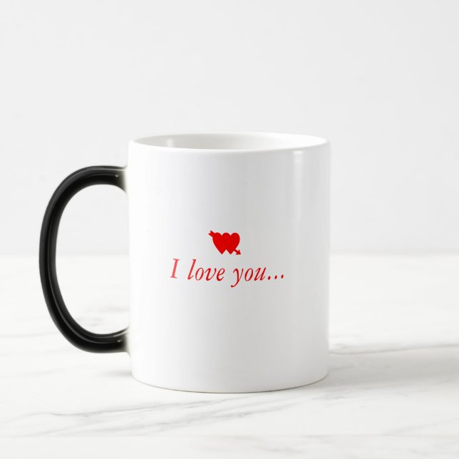 Caneca Mágica Eu te amo (mão esquerda) (Esquerda)
