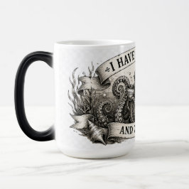 CANECA MÁGICA EU TENHO OITO BRAÇOS E ZERO CALMA