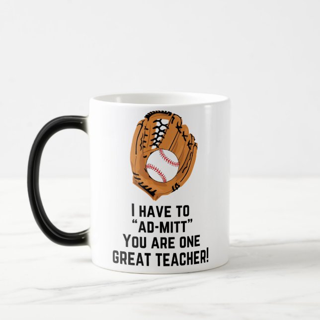 Caneca Mágica Eu tenho que fazer Ad-mitt, você é um professor de (Esquerda)