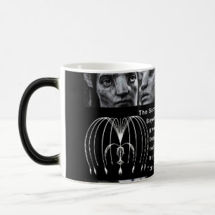 Caneca Mágica "Eu Vejo Você" Conexão de Alma Arte - Preto Minima