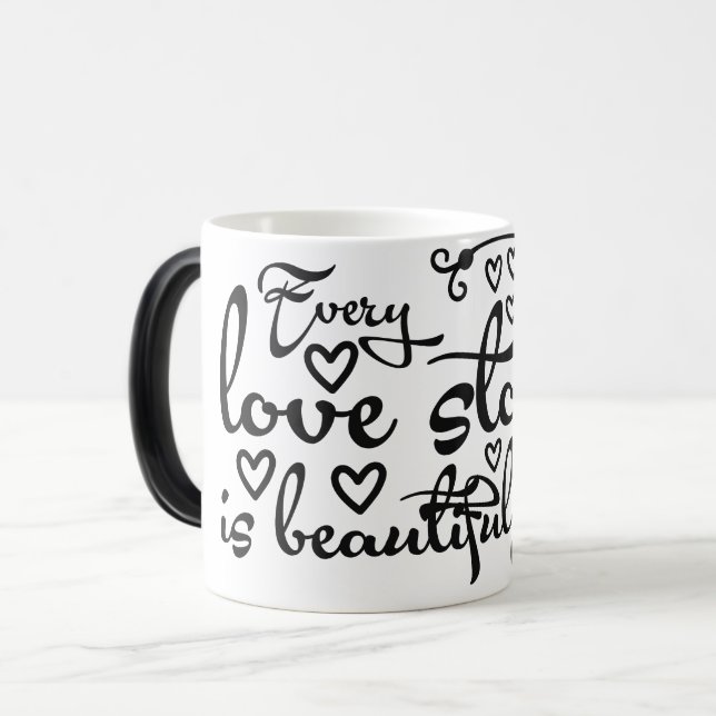 Caneca Mágica evry love story is beautiful (Frente Esquerda)