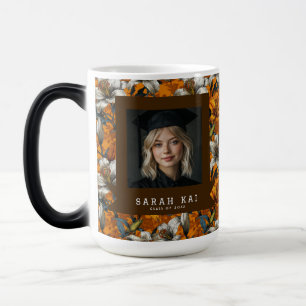 Caneca Mágica Exercício de Início do Padrão de Lírios Elegantes