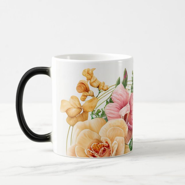 Caneca Mágica Explosão de Orquídeas  (Esquerda)