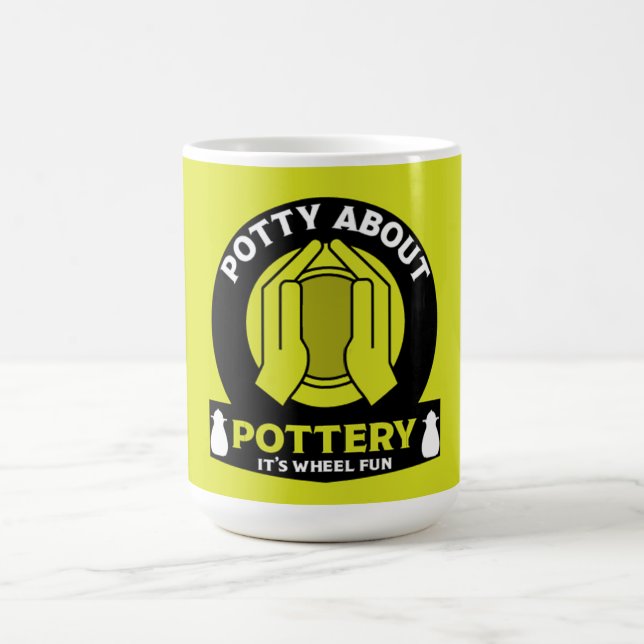 Caneca Mágica Fabricante De Potências Cerâmicas (Center)