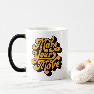 Caneca Mágica Faça a sua jogada - Mug de Groovy Retro
