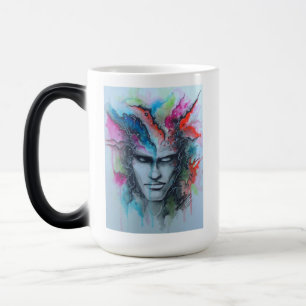 Caneca Mágica Face de Aquarela