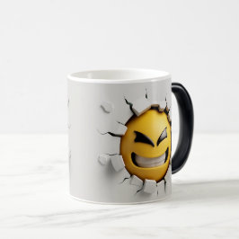 Caneca Mágica Face Emoticon Break Through