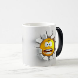 Caneca Mágica Face Emoticon Break Through