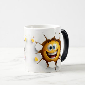 Caneca Mágica Face Emoticon Break Through