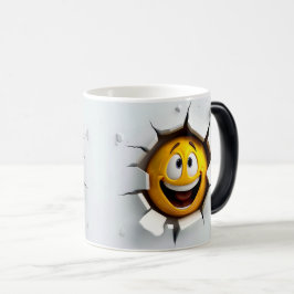 Caneca Mágica Face Emoticon Break Through