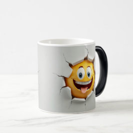 Caneca Mágica Face Emoticon Break Through