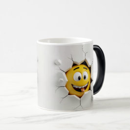 Caneca Mágica Face Emoticon Break Through