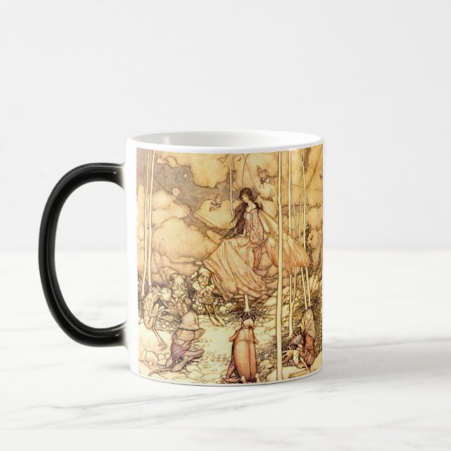 Caneca Mágica Fada Arthur Rackham (Esquerda)