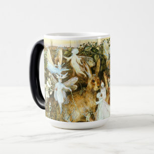 Caneca Mágica Fadas e Coelho