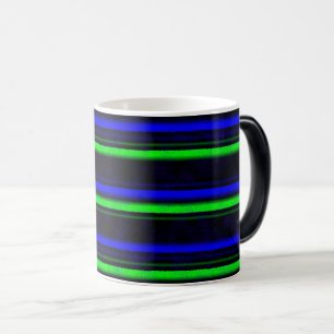 Caneca Mágica Faixa Verde Azul Preta
