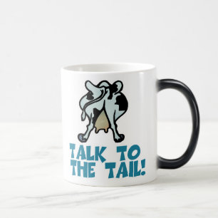 Caneca Mágica Fale com a Vaca do Rabo