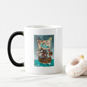 Caneca Mágica Fale como um Pirata DayMug