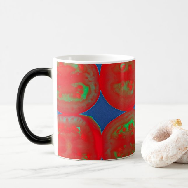 Caneca Mágica Fatias de tomate (Com Donut)