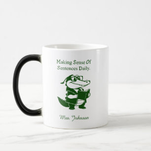 Caneca Mágica Fazendo Sentido das Frases Professor de Inglês Des