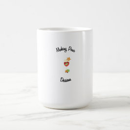 Caneca Mágica Fazer com Sangria Glass e fruta