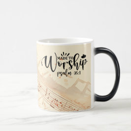Caneca Mágica Feita com uma citação cristã inspiracional Culto