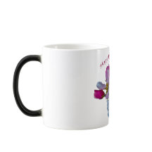 Feliz 80 de aniversário, Nanna. Mugs Florais Espec