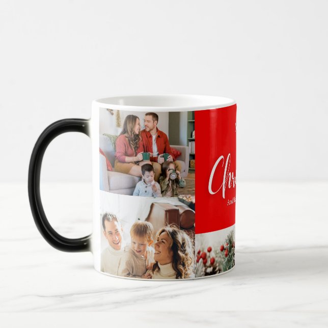 Caneca Mágica feliz ano novo Feliz de Natal 4 (Esquerda)