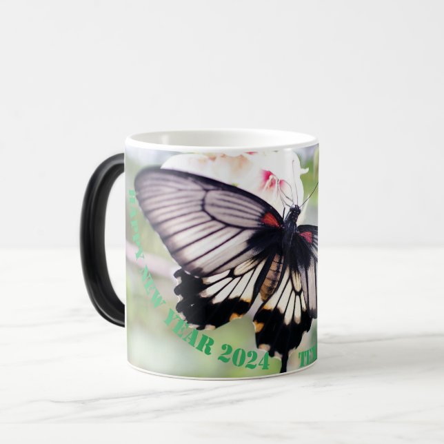 Caneca Mágica Feliz ano novo Mugs 2024 (Frente Esquerda)