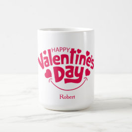 Caneca Mágica Feliz dia dos namorados Nome personalizado