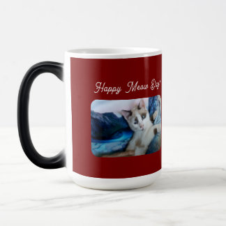 Caneca Mágica Feliz Dia Meow, Amantes de Gatos