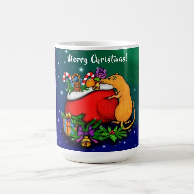 Caneca Mágica Feliz Natal com Rat Prince (Center)