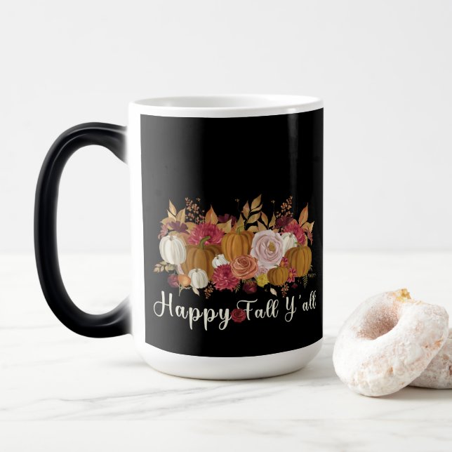 Caneca Mágica Feliz outono Y (Com Donut)