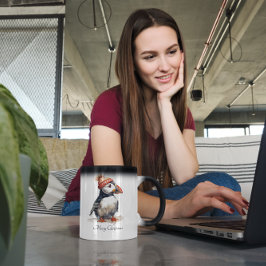 Caneca Mágica Feliz Puffin, personalizado
