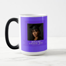 Caneca Mágica Festa de Formatura com Estampa Geométrica Clássica
