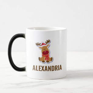 Caneca Mágica Festa de Rudolph Rudolph Santa Claus