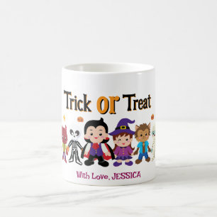 Caneca Mágica Festa de Truque ou Festa de Figurino de Halloween