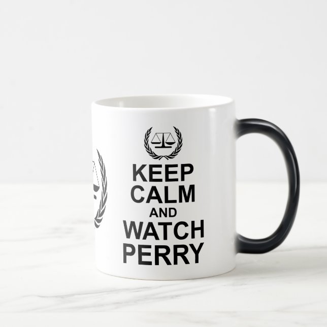 Caneca Mágica Fique calmo e assista o Humor Legal Perry (Direita)