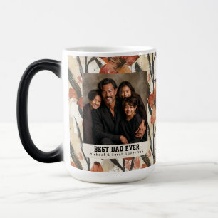 Caneca Mágica Flor de Amarílis Retro Presente de Avô para Ser Le