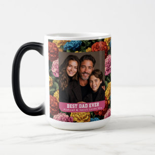Caneca Mágica Flor de Cravo Cottagecore Dia do Primeiro Pai