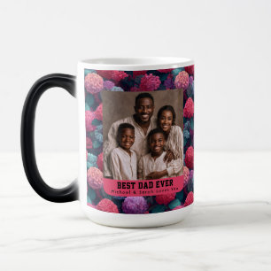 Caneca Mágica Flor de Hortênsia Vitoriana Dia dos Pais Viagem Ch
