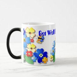 Caneca Mágica Flor Garden ~ Ringer Mug