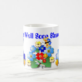 Caneca Mágica Flor Garden ~ Ringer Mug