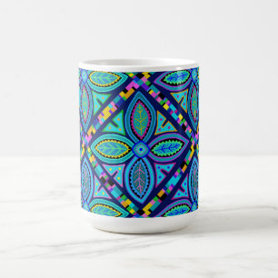 Caneca Mágica Flor Quadrado de Avó Contemporâneo